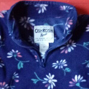 OshKoshBigosh half zip pull over sweater girls 2T